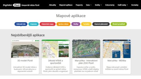 Město Plzeň má nový geoportál